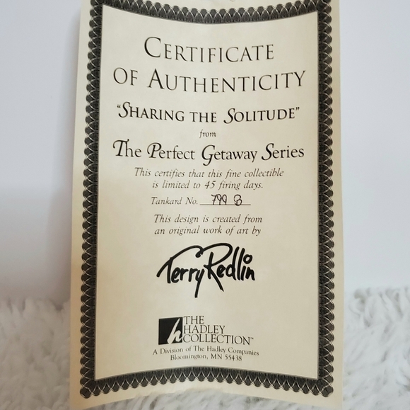 TERRY Redlin Stein Sharing The Solitude Series - Picture 13 of 15